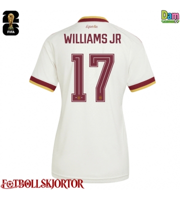 Spanien Nico Williams #17 Bortatröja Dam VM 2026 Kortärmad